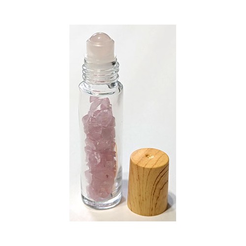 Rose Quartz Roller Bottle for Essential Oils