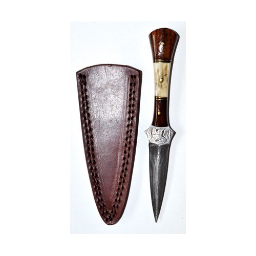 Athame de Damasco Baby Stag de 7 pulgadas