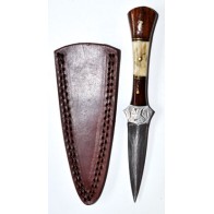 7 inch Baby Stag Damascus Athame