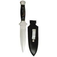 9" Black Faux Wood Handled Athame