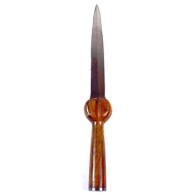 12" Bollock Wood Handle Athame for Rituals