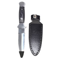 Athame Elegante de Madera Negra para Rituales