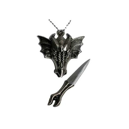 Dragon Head Athame Necklace