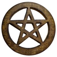 Pentagram Altar Tile for Rituals and Spells