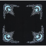 Celtic Moon Altar Cloth for Spiritual Use