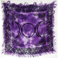 Triple Moon Altar Cloth for Rituals