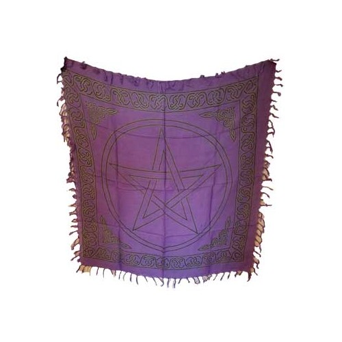 Pentagram Altar Cloth 36 x 36 for Rituals