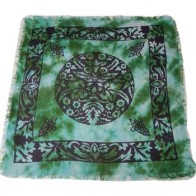 Green Man Altar Cloth 18x18 for Rituals