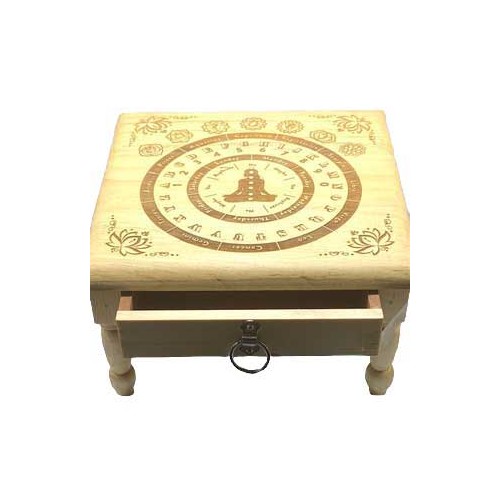 Mesa de Altar para Péndulo 12x12\" para Rituales