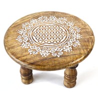 Mesa de Altar Flower of Life para Práctica Espiritual