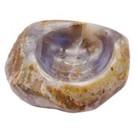 Natural Agate Offering Bowl for Rituals