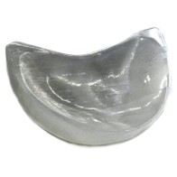 Selenite Half Moon Bowl for Cleansing Crystals