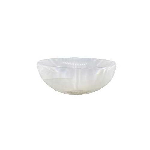 4 Inch Selenite Oval Bowl for Crystals