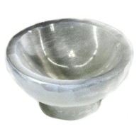 4" Selenite Stand Bowl for Crystals and Energy