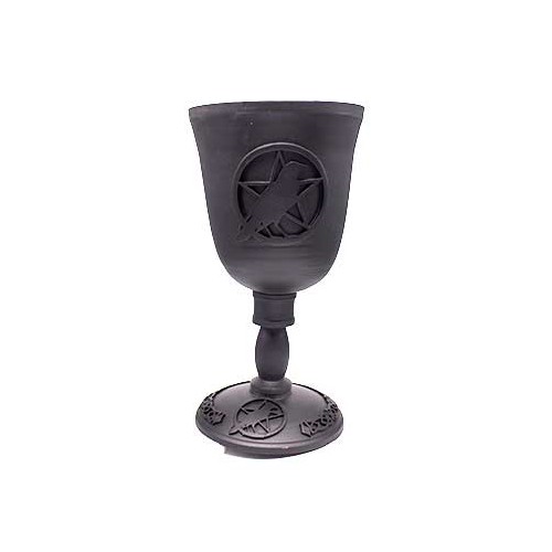 Pentagram and Crow Chalice for Rituals