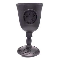 Pentagram and Crow Chalice for Rituals