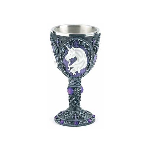 Unicorn Chalice 7 1/2"