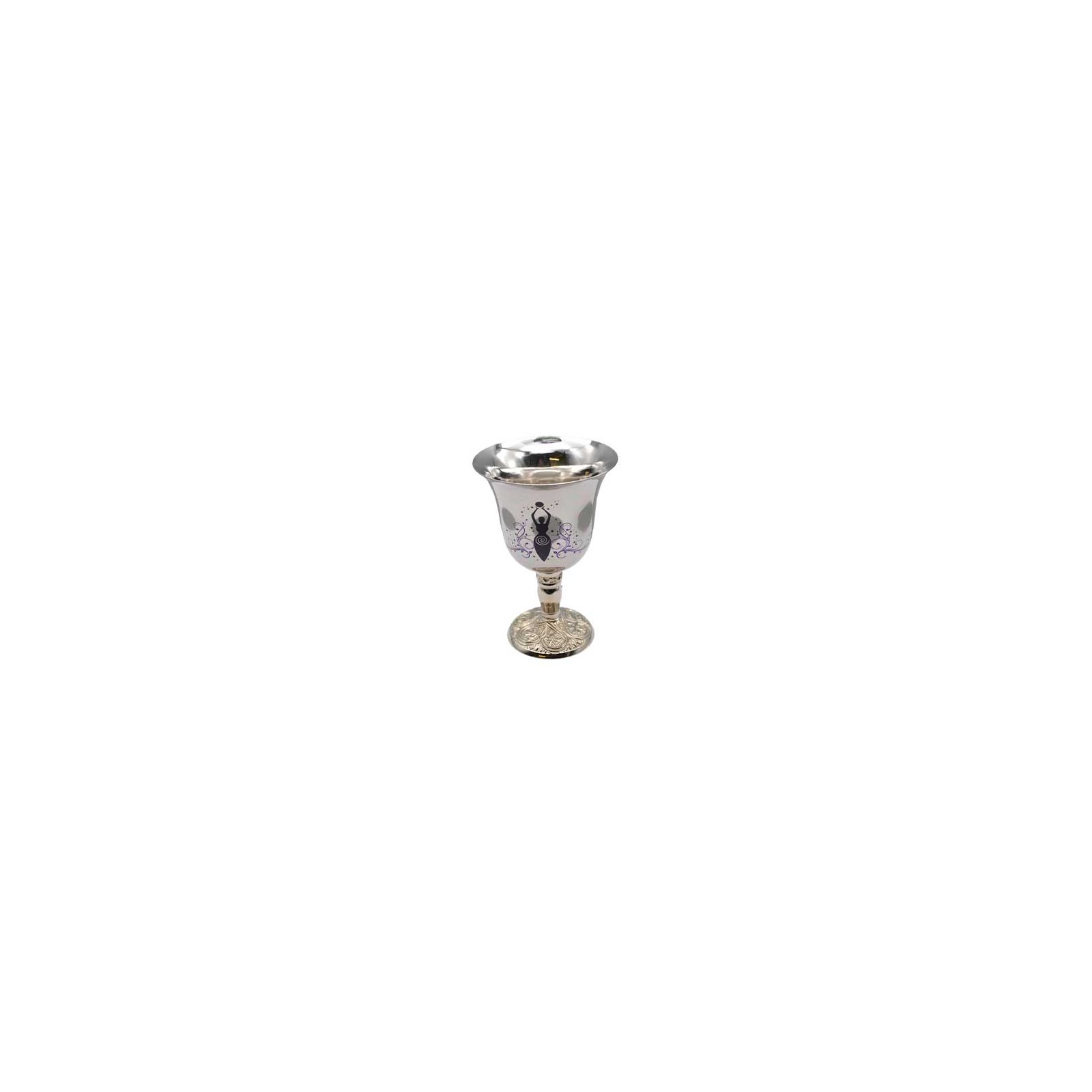 Goddess of Earth Chalice Stainless Steel 4 3/4"