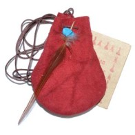 Bolsa Medicinal Roja de 3 Pulgadas