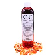 Agua Lunar Energética de 8oz con Piedras de Carnelian