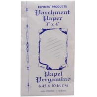 Paquete de 12 Papeles de Parchment 3\" x 4\" para Hechizos