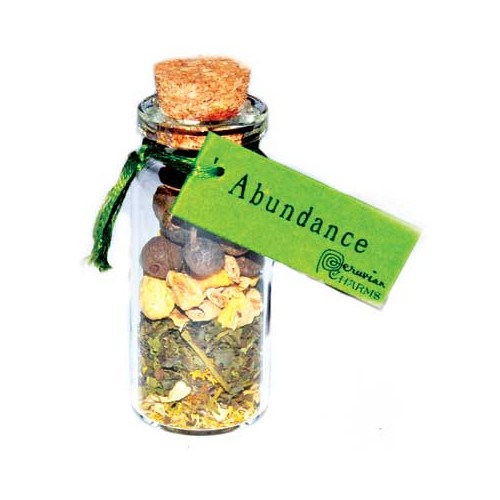 Abundance Pocket Spell Bottle for Prosperity