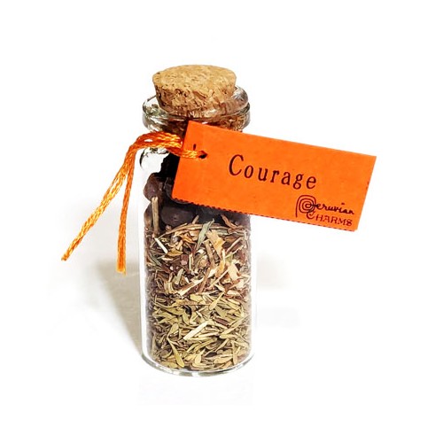 Courage Pocket Spell Bottle for Everyday Strength