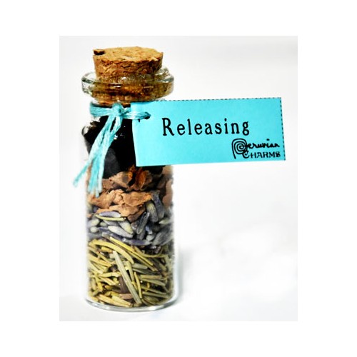 Releasing Pocket Spell Bottle for Letting Go