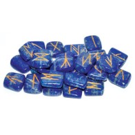 Lapis Lazuli Rune Set for Divination