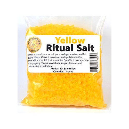 1 Lb Yellow Ritual Salt for Prosperity