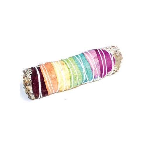 4 Inch White Sage Chakra Smudge Stick