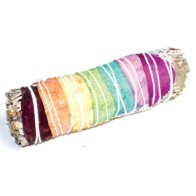 4 Inch White Sage Chakra Smudge Stick