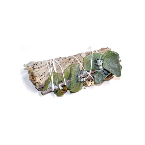 4 Inch White Sage Lavender Eucalyptus Smudge Stick