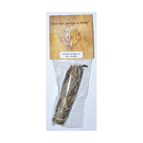 4 Inch Lavender Smudge Stick for Cleansing