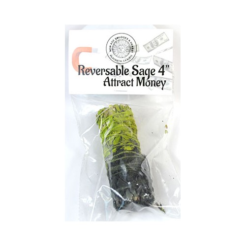 4" Attract Money Reversible Smudge Stick