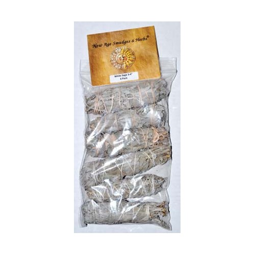 6 Pack White Sage Smudge Sticks