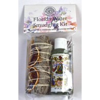 Kit de Smudging con Agua de Florida para Limpiar