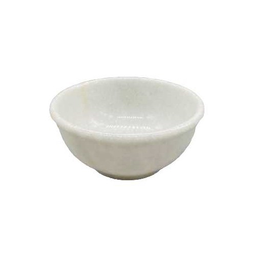 White Marble Scrying Bowl 4" for Divination