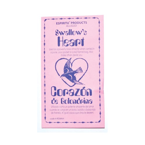 Swallow Heart Talisman Love Attraction