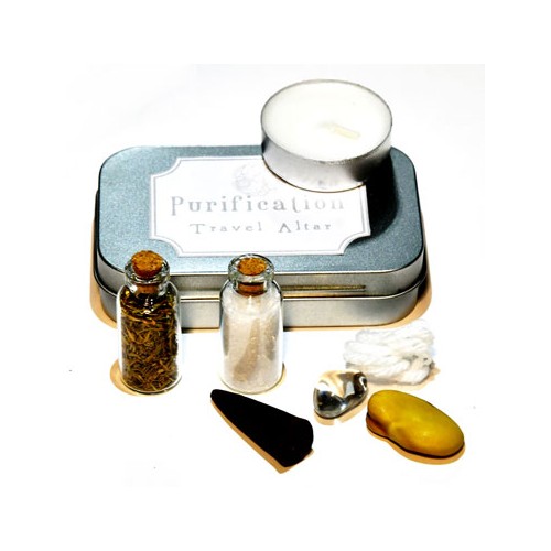 Purification Travel Altar Kit for Spiritual Journey