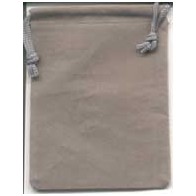 Gray Velveteen Bag - Protective Magic