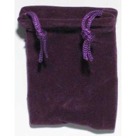 Purple Velveteen Magic Bag - For Spell Work