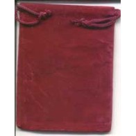 Burgundy Velveteen Storage Bag