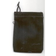 Black Velveteen Bag for Spellwork