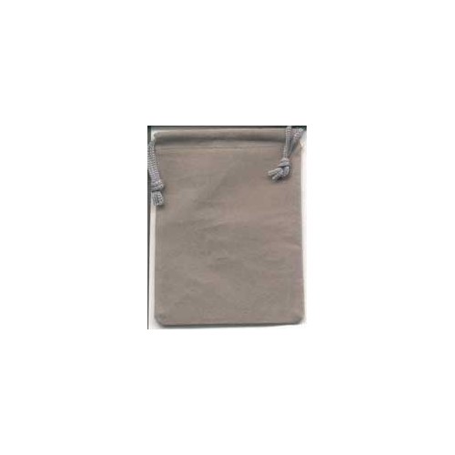 Bolsa de Terciopelo Gris