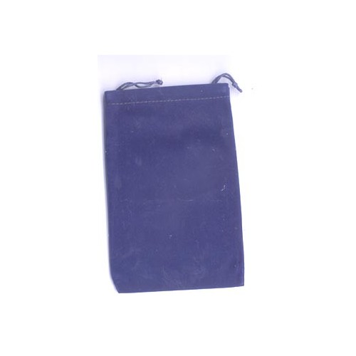 Blue Velveteen Charm Bag