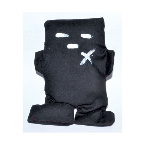 Black Voodoo Doll for Sympathy Magic