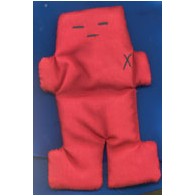 5" Red Voodoo Doll