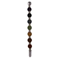 8.5" 7 Chakra Ball Wand for Energy Work