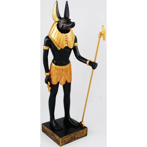 12" Anubis Statue for Afterlife Protection